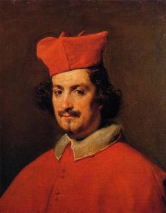Diego Velazquez - Portrait of Cardinal Camillo Astali Pamphili