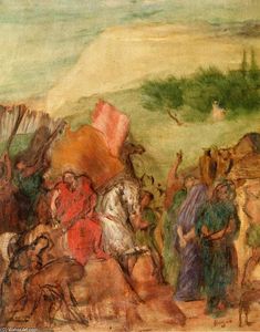 Edgar Degas - The Daughter of Jephtha (study)