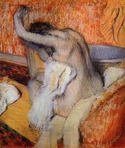 Edgar Degas - After the Bath (Woman Drying Herself)
