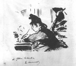 Edouard Manet - Woman writing