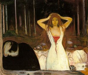 Edvard Munch - Ashes - (buy paintings reproductions)