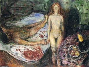 Edvard Munch - Death of Marat I