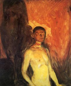 Edvard Munch - Self-Portrait in Hell