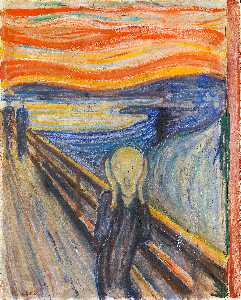 Edvard Munch - The Scream - (own a famous paintings reproduction)