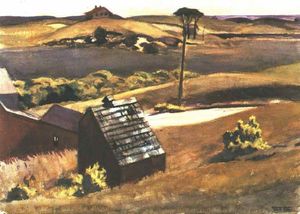 Edward Hopper - Burly Cobb Hen Coop and Barn