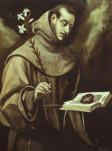 El Greco (Doménikos Theotokopoulos) - St. Antony of Padua