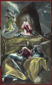 El Greco (Doménikos Theotokopoulos) - Christ in the Olive Garden