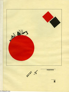 El Lissitzky - Flying to earth from a distance
