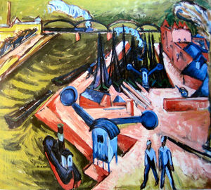 Ernst Ludwig Kirchner - Frankfurter Westhafen