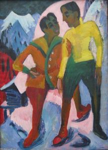 Ernst Ludwig Kirchner - Two Brothers