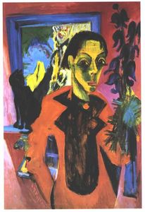 Ernst Ludwig Kirchner - Self-portrait with Shadow