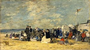 Eugène Louis Boudin - Beach Scene (19)