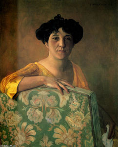 Felix Vallotton - Portrait de Gabrielle Vallotton