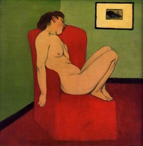 Felix Vallotton - Seated Female Nude
