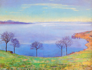 Ferdinand Hodler - The Lake Geneva from Chexbres