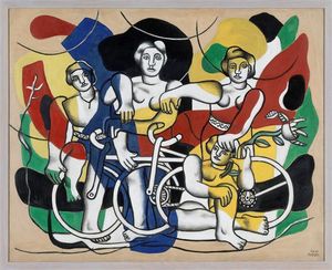 Fernand Leger - The four cyclists