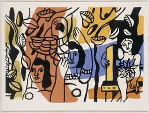 Fernand Leger - The two women, two sisters