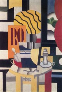 Fernand Leger - Still life with candle