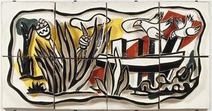 Fernand Leger - The birds in the landscape