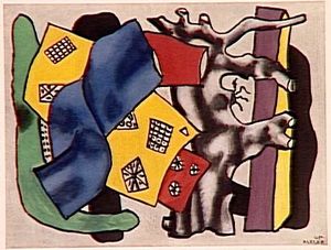 Fernand Leger - The root gray
