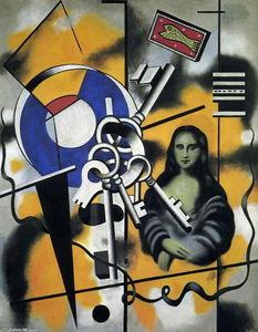 Fernand Leger - Mona Lisa with the keys
