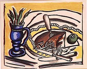 Fernand Leger - Still Life with Blue Vase (the roosbeef)