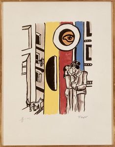 Fernand Leger - Lovers in the Street