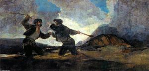 Francisco De Goya - Fight With Cudgels