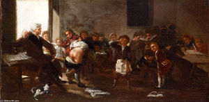 Francisco De Goya - The school scene