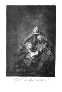 Francisco De Goya - How they break her barrel