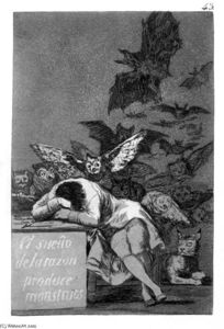 Francisco De Goya - The sleep of reason produces monsters