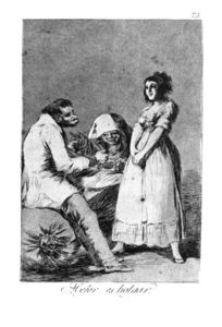 Francisco De Goya - It is better to be idle