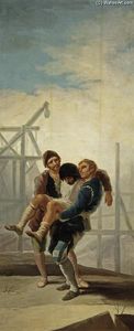 Francisco De Goya - The Injured Mason
