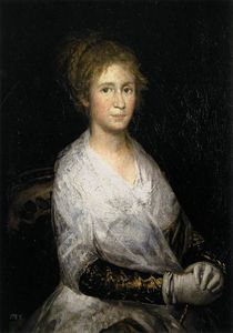 Francisco De Goya - Portrait thought to be Josepha Bayeu (or Leocadia Weiss)