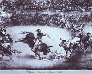Francisco De Goya - The Famous American, Mariano Ceballos