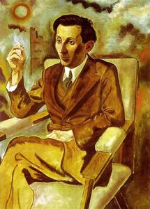 George Grosz - Portrait of the Writer Walter Mehring