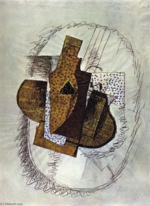 Georges Braque - Still life with Bottle of Bass