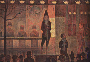 Georges Pierre Seurat - Circus Sideshow