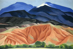 Georgia Totto O-keeffe - Black Mesa Landscape, New Mexico - Out Back of Mary`s II