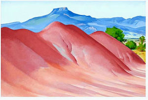 Georgia Totto O-keeffe - Red Hills and Pedernal