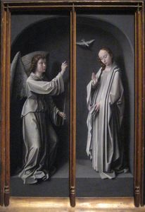 Gerard David - Archangel Gabriel and Virgin Annunciate