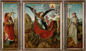 Gerard David - Altar of Archangel Michael