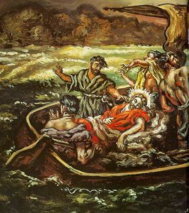 Giorgio De Chirico - Christ and the Storm