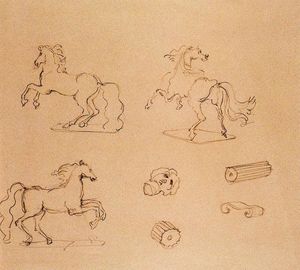 Giorgio De Chirico - A horse