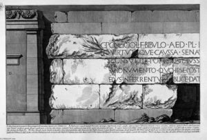 Giovanni Battista Piranesi - The Roman antiquities, t. 2, Plate V