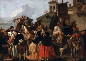 Giovanni Domenico Tiepolo - The Tooth Extractor
