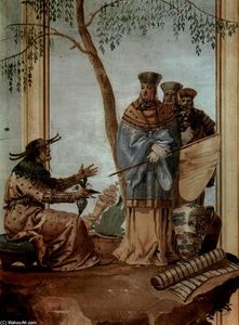 Giovanni Domenico Tiepolo - Chinese prince in fortune tellers