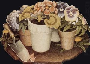 Grant Wood - Cultivation of Flower
