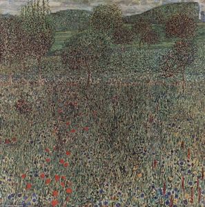 Gustave Klimt - Blooming field