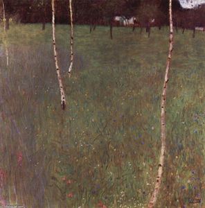 Gustave Klimt - Farmhouses with Birch Trees